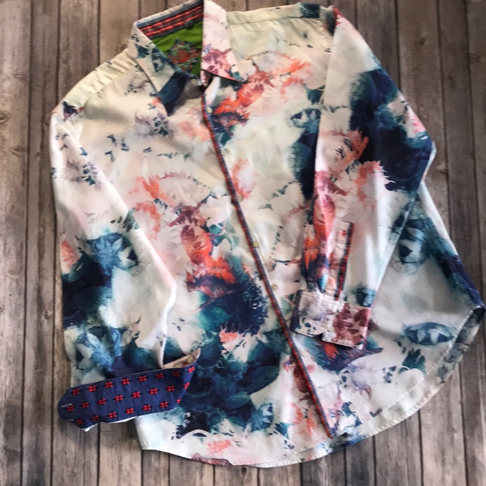 ❗️SOLD❗️Robert Graham Floral Button Down Shirt
